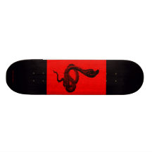 Cobra on Red 2013 Cool Bro Animal Snake New Year's Custom Skate Board
