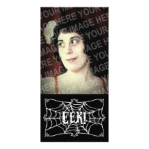 Cobweb EEK Photo Greeting Card