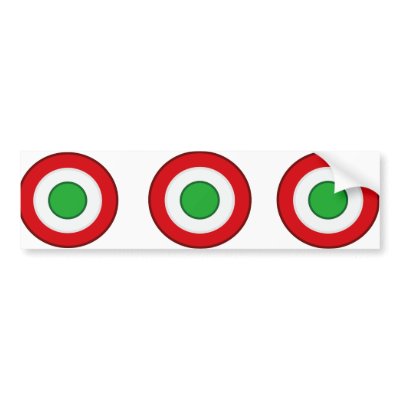 Coccarda Coppa Italia, Italy Bumper Stickers by bestflag
