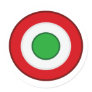 Coccarda Coppa Italia, Italy Round Sticker