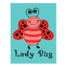 Coccinelle Carte Postale
