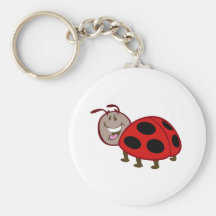 coccinelle heureuse mignonne porte-clé