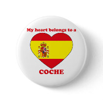 Coche Pinback Button