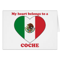 Coche Greeting Cards
