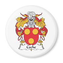 Coche Family Crest Refrigerator Magnets