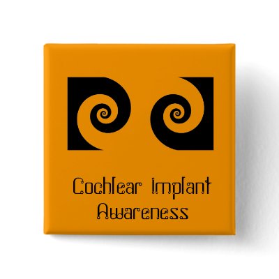 Cochlear Awareness button by tessajo76
