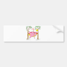 COCHON BON WEEK 1.PNG AUTOCOLLANTS POUR VOITURE