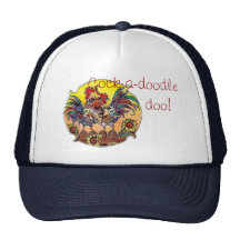 Cock-a-doodle-doo! By SHARON SHARPE Hat