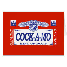 Cock-A-Mo Greeting Cards