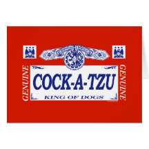 Cock-A-Tzu Greeting Cards