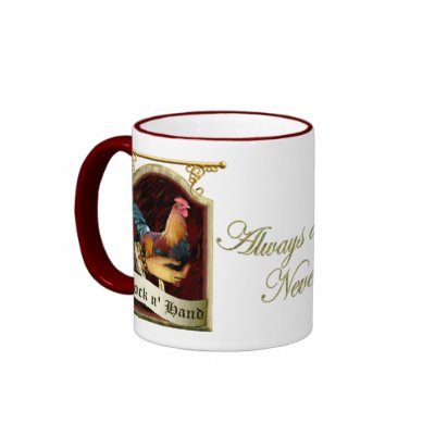 Cock n' Hand Pub Sign Coffee Mugs by EnglishTeePot