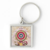 Cockade, emblem of 1848 keychains