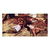 Cockaigne By Bruegel D. Ä. Pieter (Best Quality) Photo Card Template