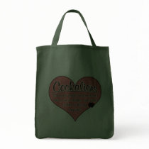 Cockalier Paw Prints Dog Humour Bag