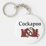 Cockapoo Dog Mom Gifts Keychain