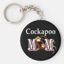 Cockapoo Dog Mom Gifts Keychains