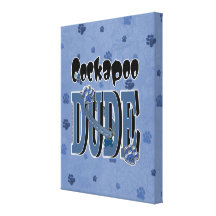 Cockapoo DUDE Gallery Wrapped Canvas