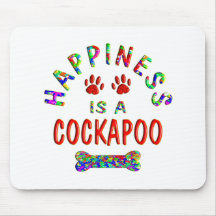 Cockapoo Happiness Mouse Pads