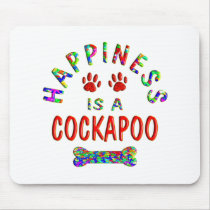 Cockapoo Happiness Mouse Pads