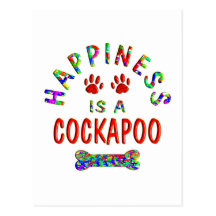 Cockapoo Happiness Post Cards