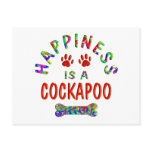 Cockapoo Happiness Post Card