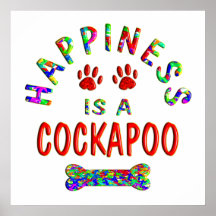 Cockapoo Happiness Print