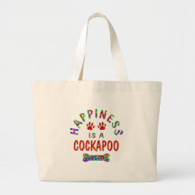Cockapoo Happiness Tote Bag