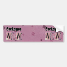 Cockapoo MOM Bumper Sticker