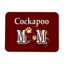 Cockapoo Mom Gifts Flexible Magnets