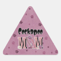 Cockapoo MOM Triangle Stickers