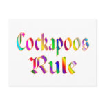 Cockapoos Rule Postcard