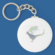 Cockatrice or Basalisk 2 keychains