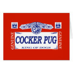 Cocker Pug Card
