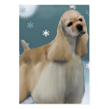 Cocker Spaniel Christmas Gifts Business Card