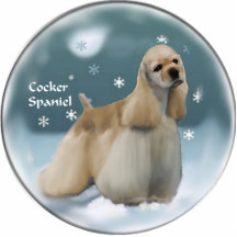 Cocker Spaniel Christmas Gifts Ornament Acrylic Cut Out