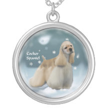 Cocker Spaniel Christmas Gifts Pendants