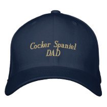 Cocker Spaniel DAD Embroidered Hat