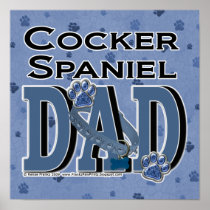 Cocker Spaniel DAD Posters