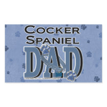 Cocker Spaniel DAD Rectangular Stickers