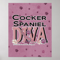 Cocker Spaniel DIVA Posters