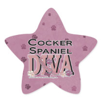 Cocker Spaniel DIVA Star Stickers