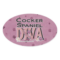 Cocker Spaniel DIVA Sticker