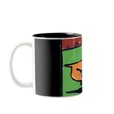 COCKER SPANIEL DOG CHASE MUGS by Sofia_Youshi
