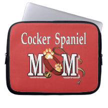 Cocker Spaniel Dog Mom Laptop Computer Sleeve