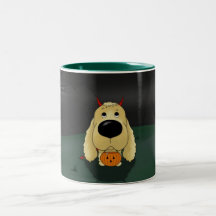 Cocker Spaniel Halloween Mug