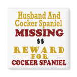 Cocker Spaniel & Husband Missing Reward For Cocker