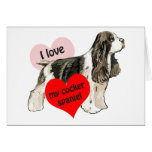 Cocker Spaniel Love Card