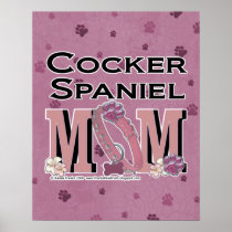 Cocker Spaniel MOM Posters