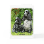 Cocker Spaniel & puppy 9W017D-068 Card