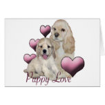 Cocker Spaniel Puppy Love Cards
